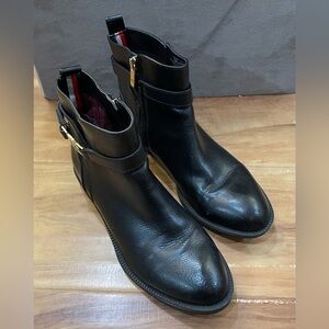 Women’s Tommy Hilfiger Ankle Boots Black Size 5.5M